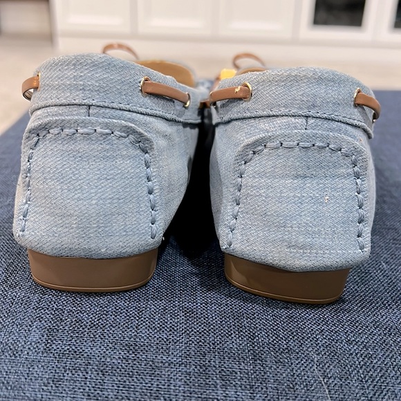 NWOT Michael Kors denim blue loafers - Picture 6 of 6